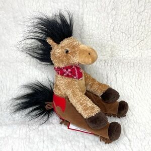 Douglas Cuddle Toy 1 Poke Cowboy Horse